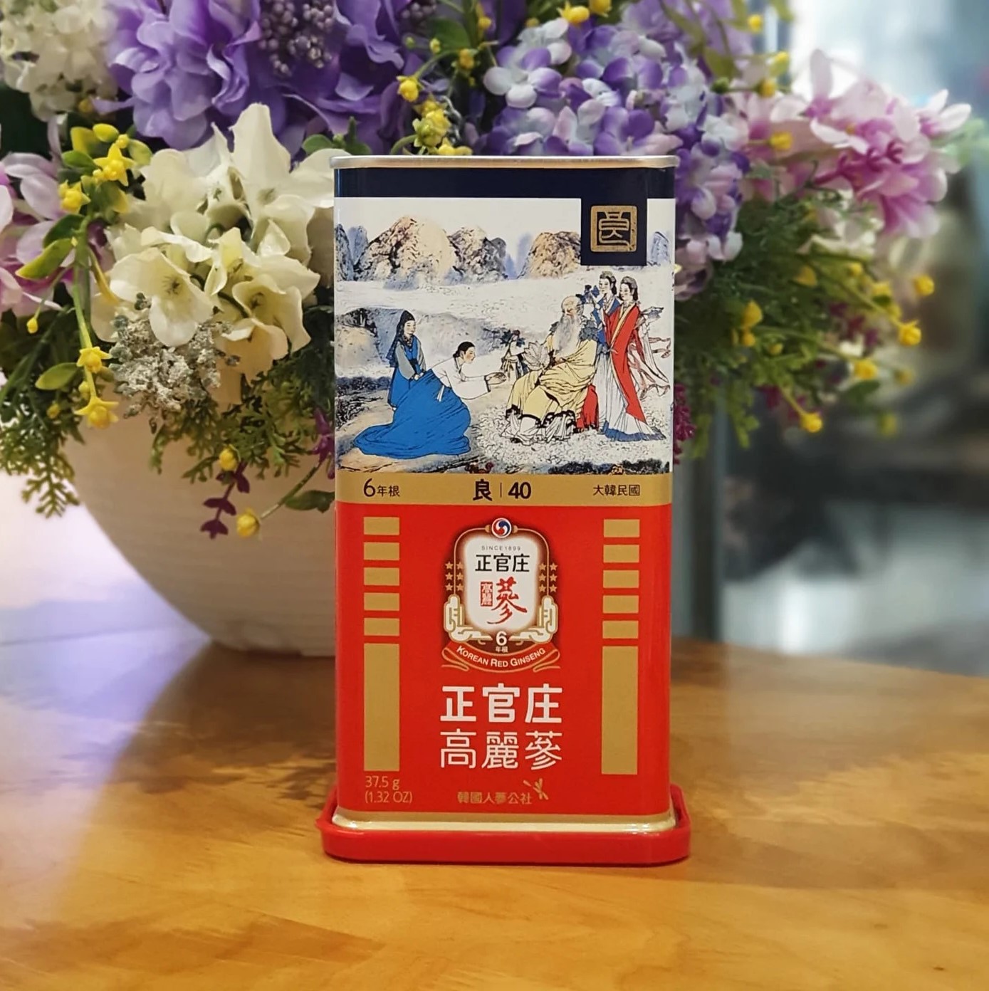 Sâm Củ khô KGC số 40 Korean Red Ginseng 37,5g